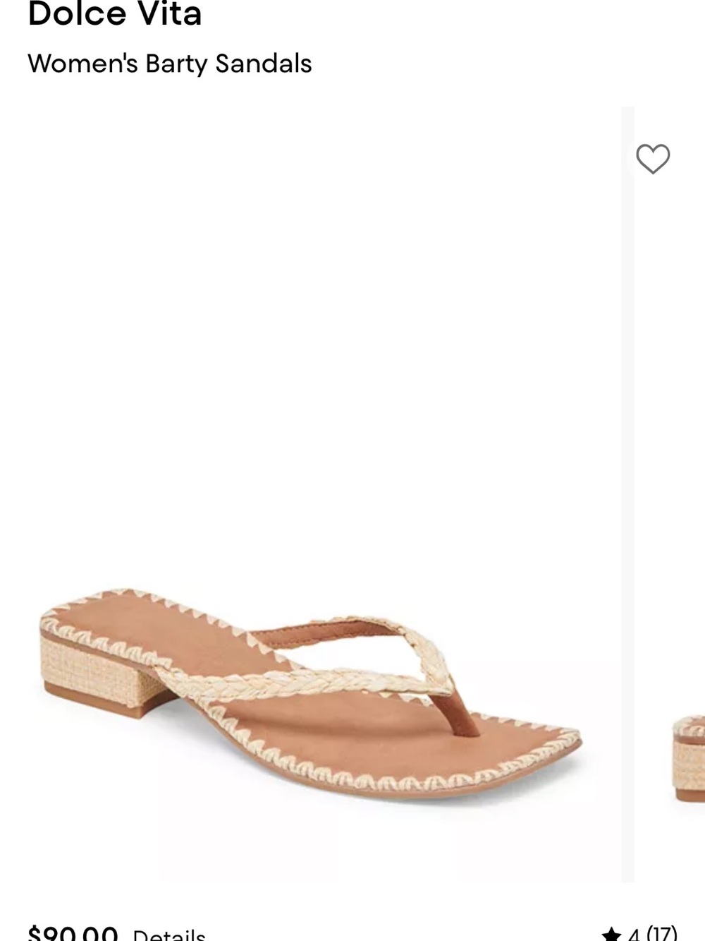 Dolce Vita Braided Natural-Tan Women's Sandals